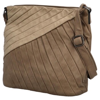 Dámská crossbody kabelka taupe - Coveri Lenhara