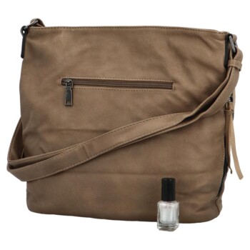 Dámská crossbody kabelka taupe - Coveri Lenhara