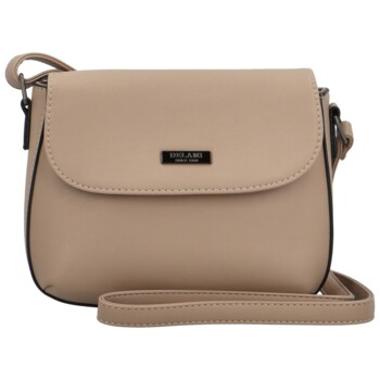 Dámská crossbody kabelka taupe - Delami Little Mia