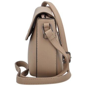 Dámská crossbody kabelka taupe - Delami Little Mia