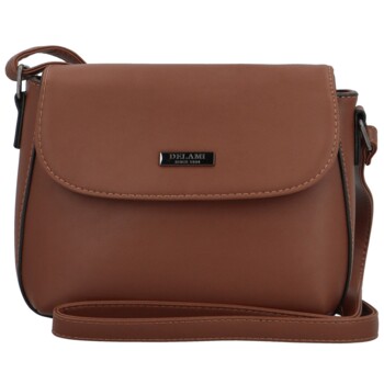 Dámská crossbody kabelka coffee - Delami Little Mia