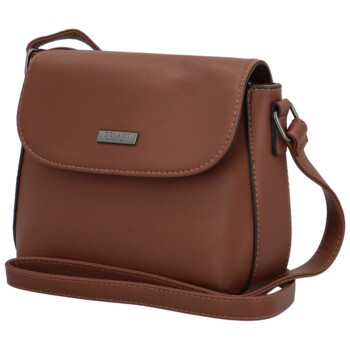 Dámská crossbody kabelka coffee - Delami Little Mia