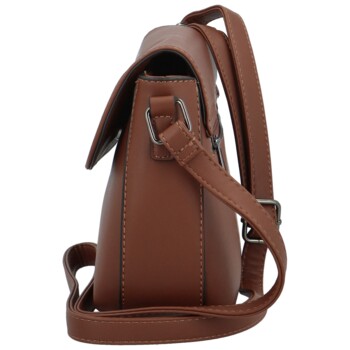 Dámská crossbody kabelka coffee - Delami Little Mia