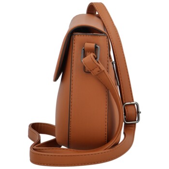 Dámská crossbody kabelka hnědá - Delami Little Mia