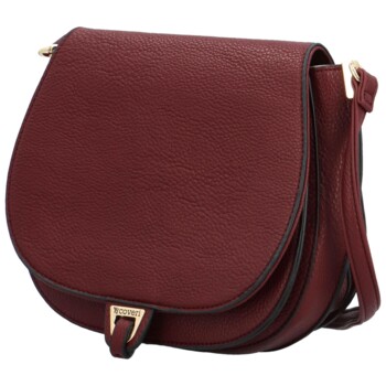 Dámská crossbody kabelka vínová - Coveri Polly