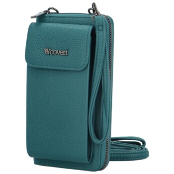 Dámská crossbody kapsa tyrkysová - Coveri Vivika