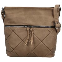 Dámská crossbody kabelka taupe - Firenze Ariff