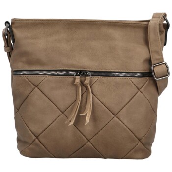 Dámská crossbody kabelka taupe - Coveri Ariff