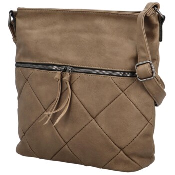 Dámská crossbody kabelka taupe - Coveri Ariff