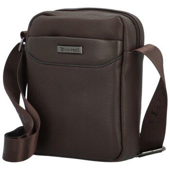 Pánská crossbody taška coffee - Coveri Miach