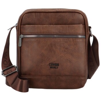 Pánská crossbody taška coffee - Coveri Arnolf