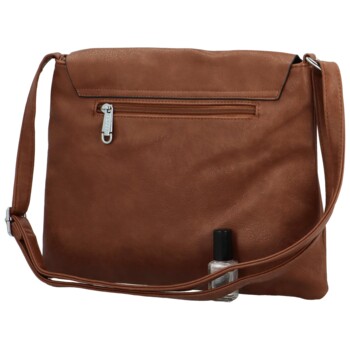 Dámská crossbody kabelka hnědá - Coveri Spirrit