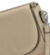 Dámská kožená crossbody kabelka taupe - Delami Juliane