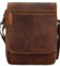 Pánská kožená crossbody taška camel - Greenwood Bertil