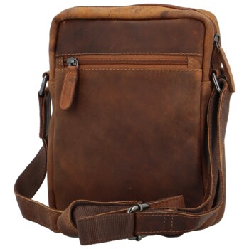 Kožená crossbody taška camel - GreenWood Mortes