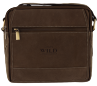 Pánská kožená crossbody/taška hnědá - Wild Trewor