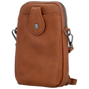 Dámská crossbody kabelka hnědá - MaxFly Tiffara