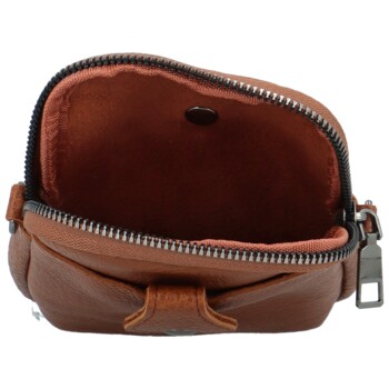 Dámská crossbody kabelka hnědá - MaxFly Tiffara