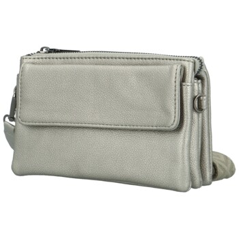 Dámská crossbody kabelka stříbrná - MaxFly Chantals new