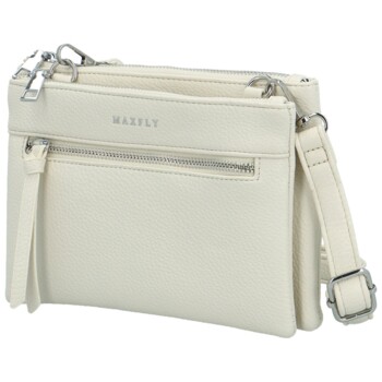 Dámská crossbody kabelka krémová - MaxFly Fidelia