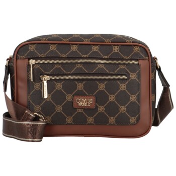 Dámská crossbody kabelka coffee - Coveri Joxelin