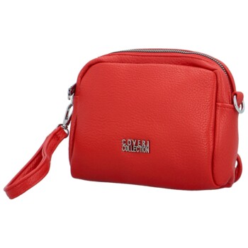 Dámská mini crossbody kabelka červená - Coveri Cary