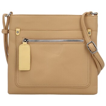 Dámská crossbody kabelka camel - Maria C Edera