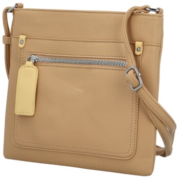 Dámská crossbody kabelka camel - Maria C Edera