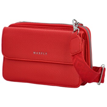 Dámská crossbody kabelka červená - MaxFly Taisia