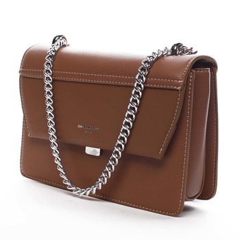 Dámská crossbody kabelka světle hnědá - David Jones Delilah